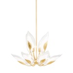 Blossom Chandelier - Gold Leaf / Clear