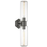 Roebling Wall Sconce - Old Bronze / Clear