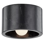 Loris Ceiling Light - Polished Nickel / Black Marble