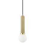 Reade Mini Pendant - Aged Brass