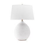 Denali Table Lamp - White / White