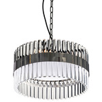 Metro Pendant - Black / Clear