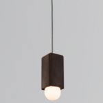 Cano Pendant - Dark Stained Walnut