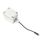 Wet Location Junction Box with 6 IN Power Cable - White