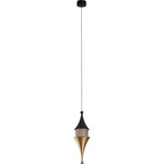 Chess Prince Pendant - Brushed Champagne / Brushed Matte Black