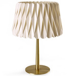 Lola Table Lamp - Gold / Ivory White