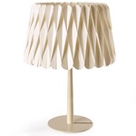 Lola Table Lamp - Matte Ivory / Ivory White Wood