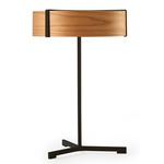 Thesis Table Lamp - Matte Black / Natural Cherry Wood