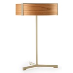 Thesis Table Lamp - Matte Ivory / Natural Cherry