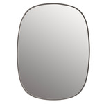 Framed Mirror - Gray / Clear