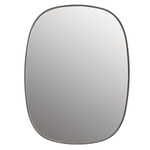 Framed Mirror - Gray / Clear