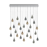 Soap Mini Linear Multi Light Pendant - Black / Multicolor