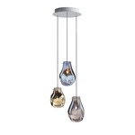 Soap Multi Light Chandelier - White / Gold / Blue / Silver