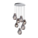 Soap Multi Light Chandelier - White / Silver