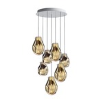 Soap Multi Light Chandelier - White / Gold