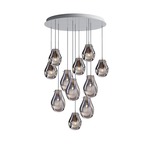 Soap Multi Light Chandelier - White / Silver