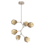 Gem Vine Branch Chandelier - Metallic Beige Silver / Bronze