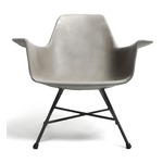 Hauteville Low Armchair - Natural Concrete / Light Grey