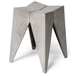 Singleton Bridge Stool - Natural Concrete / Light Grey