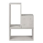 Dice Storage Module Combo 1M + 2L - Natural Concrete / Light Grey