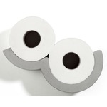 Cloud Toilet Paper Dispenser - Natural Concrete / Light Grey
