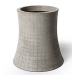 Urban Garden Flower Pot - Natural Concrete / Light Grey