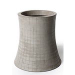 Urban Garden Flower Pot - Natural Concrete / Light Grey