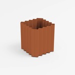 Tess Square Planter - Terra Cotta