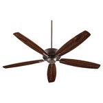 Breeze 60 Inch Ceiling Fan - Oiled Bronze / Dark Oak-Walnut