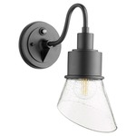 Torrey Wall Sconce - Noir / Clear Seeded