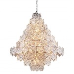 Hermitage Chandelier - Nickel / Clear