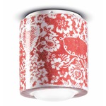 PI Cylinder Flush Mount - Ming Red