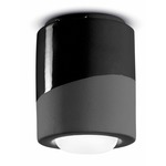 PI Cylinder Flush Mount - Black Coal