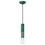 PI Cylindrical Pendant - Green Bottle