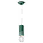 PI Cylindrical Pendant - Green Bottle