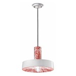 PI Saucer Pendant - Ming Red