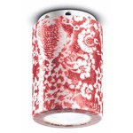 PI Cylinder Flush Mount - Ming Red