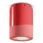 PI Cylinder Flush Mount - Red Coral