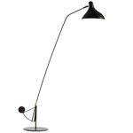 Mantis BS1 Round Base Floor Lamp - Matte Black / Matte Black