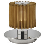 In The Sun Portable Table Lamp - Silver / Gold Mesh