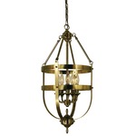 Hannover Chandelier - Antique Brass