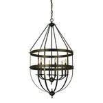 Hannover Chandelier - Mahogany Bronze