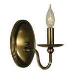 Quatrefoil Wall Sconce - Antique Brass