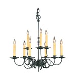 Black Forest Chandelier - Charcoal