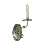 Jamestown Candlestick Wall Sconce - Brushed Nickel