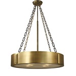 Oracle Chandelier - Harvest Bronze / Polished Brass