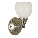 Sheraton Cup Wall Sconce - Polished Silver