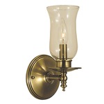 Sheraton Vase Wall Sconce - Antique Brass