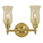 Sheraton Vase Bathroom Vanity Light - Polished Brass