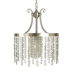 Penelope Chandelier - Brushed Nickel / Crystal